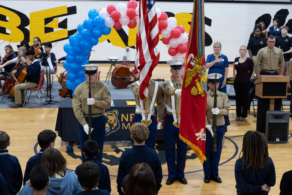 24th MEU adopts New Bridge Middle School