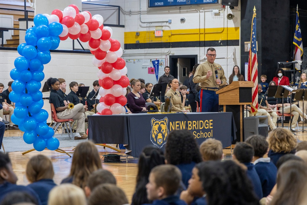 24th MEU adopts New Bridge Middle School