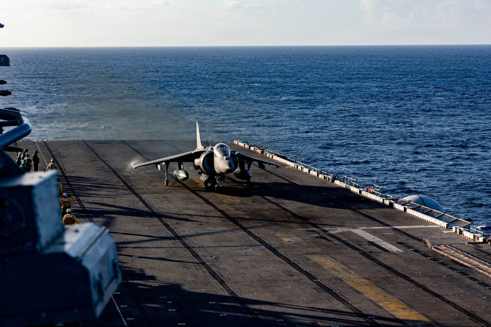 22nd MEU(SOC) | Flight Operations aboard USS Iwo Jima during Deployment