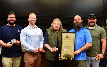Wilson, Pickwick Lock teams receive Hedgehog Award for repair actions