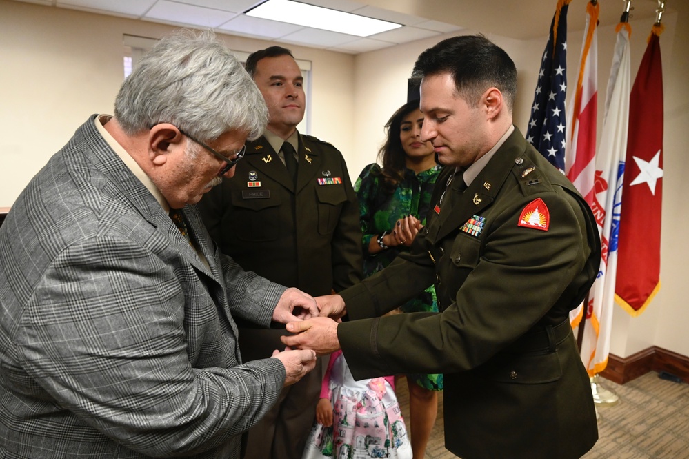 U.S. Army Lt. Col. Justin A. Price Promotion Ceremony