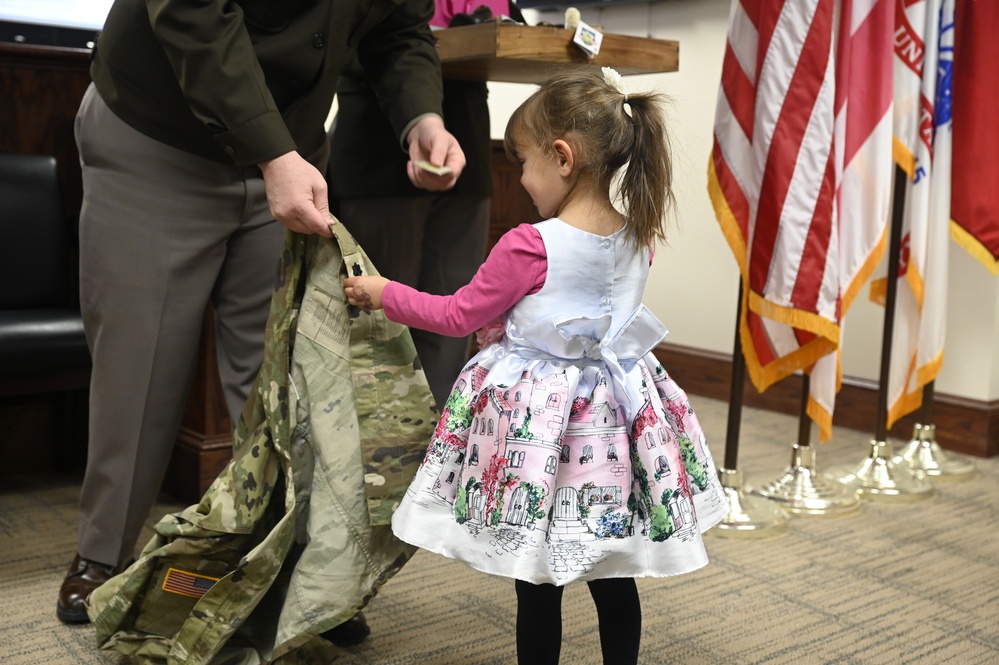 U.S. Army Lt. Col. Justin A. Price Promotion Ceremony