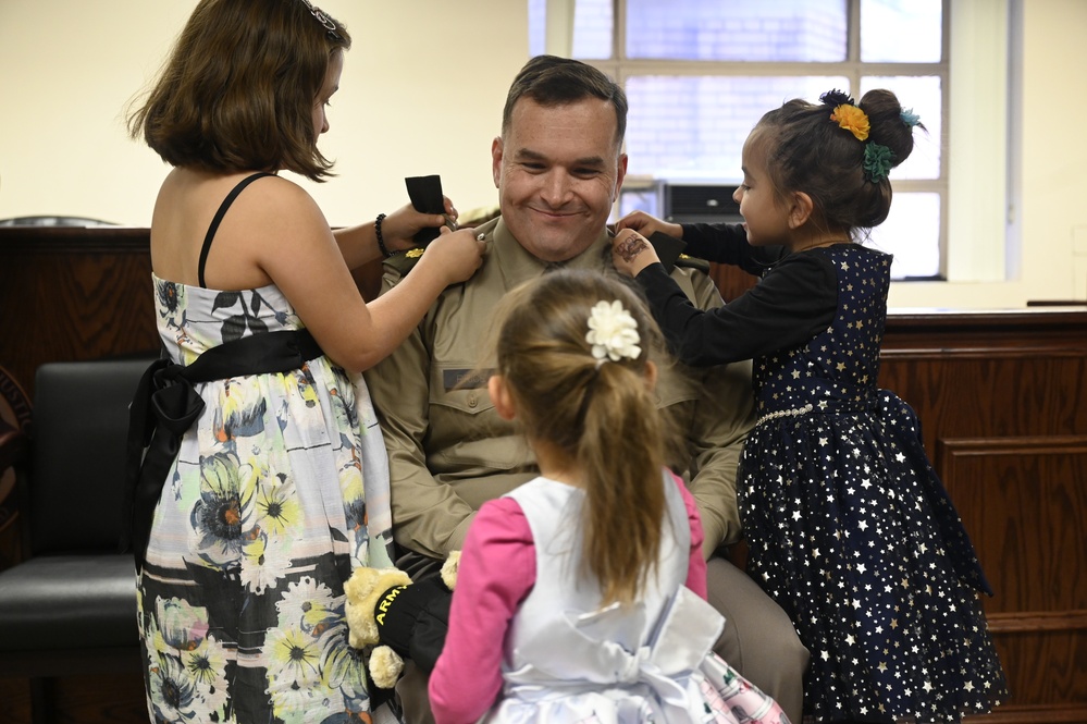 U.S. Army Lt. Col. Justin A. Price Promotion Ceremony