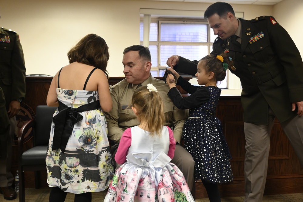 U.S. Army Lt. Col. Justin A. Price Promotion Ceremony