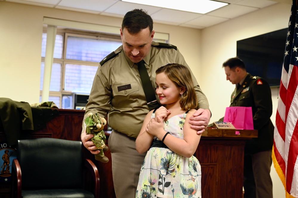 U.S. Army Lt. Col. Justin A. Price Promotion Ceremony