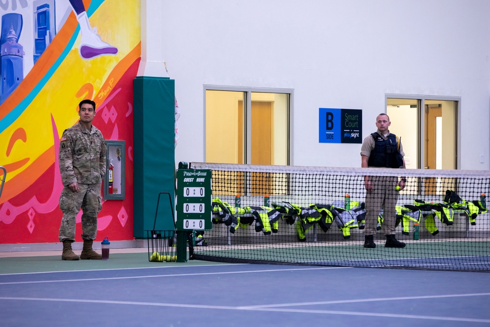 D.C. National Guard Provides Community Support at Washington Tennis &amp; Education Foundatio