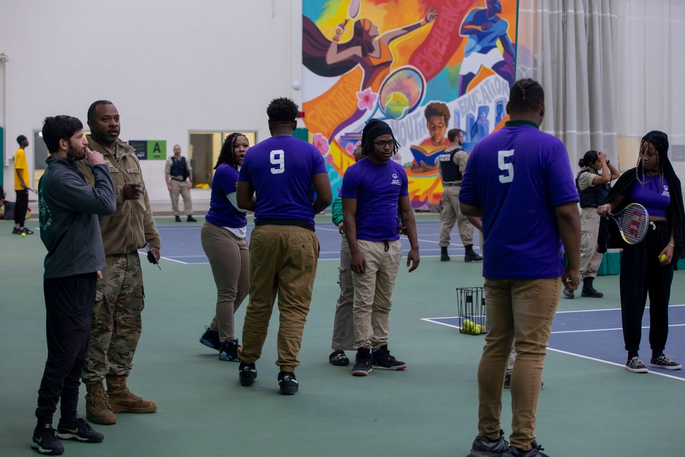 D.C. National Guard Provides Community Support at Washington Tennis &amp; Education Foundation