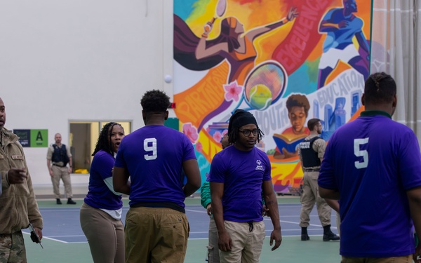 D.C. National Guard Provides Community Support at Washington Tennis &amp; Education Foundation