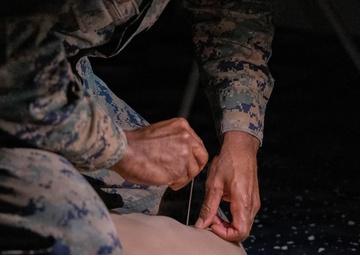 22nd MEU(SOC) | CLB 26 Conducts Tactical Combat Casualty Care Test Out During Deployment