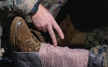 22nd MEU(SOC) | CLB 26 Conducts Tactical Combat Casualty Care Test Out During Deployment