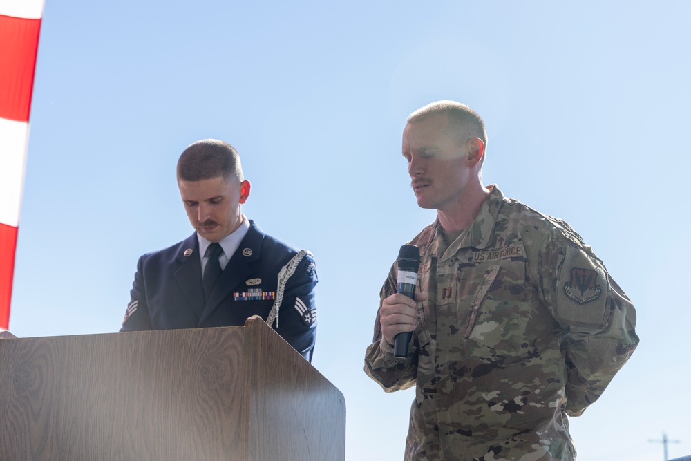 Beale AFB Honor Guard Class 25-B Graduation Ceremony