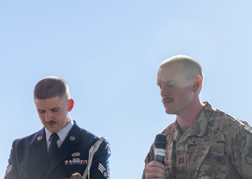 Beale AFB Honor Guard Class 25-B Graduation Ceremony