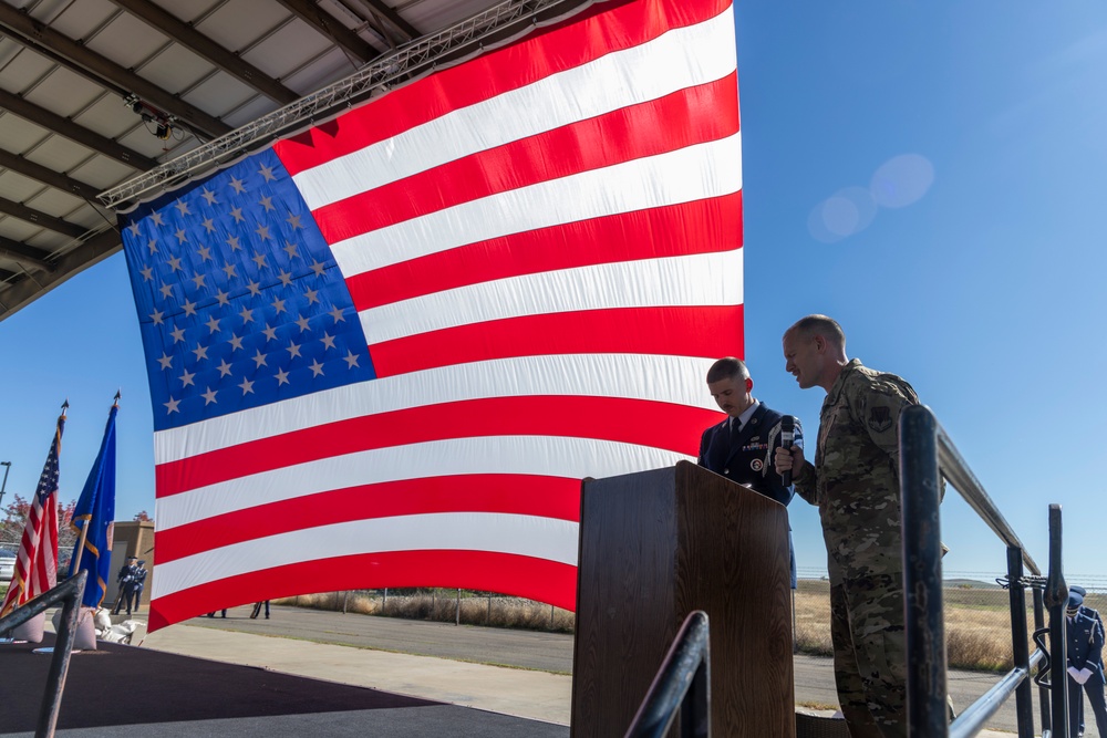 Beale AFB Honor Guard Class 25-B Graduation Ceremony