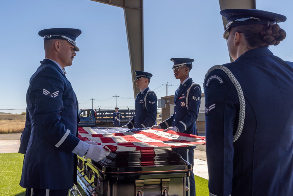 Beale AFB Honor Guard Class 25-B Graduation Ceremony