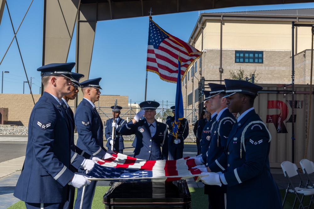 Beale AFB Honor Guard Class 25-B Graduation Ceremony