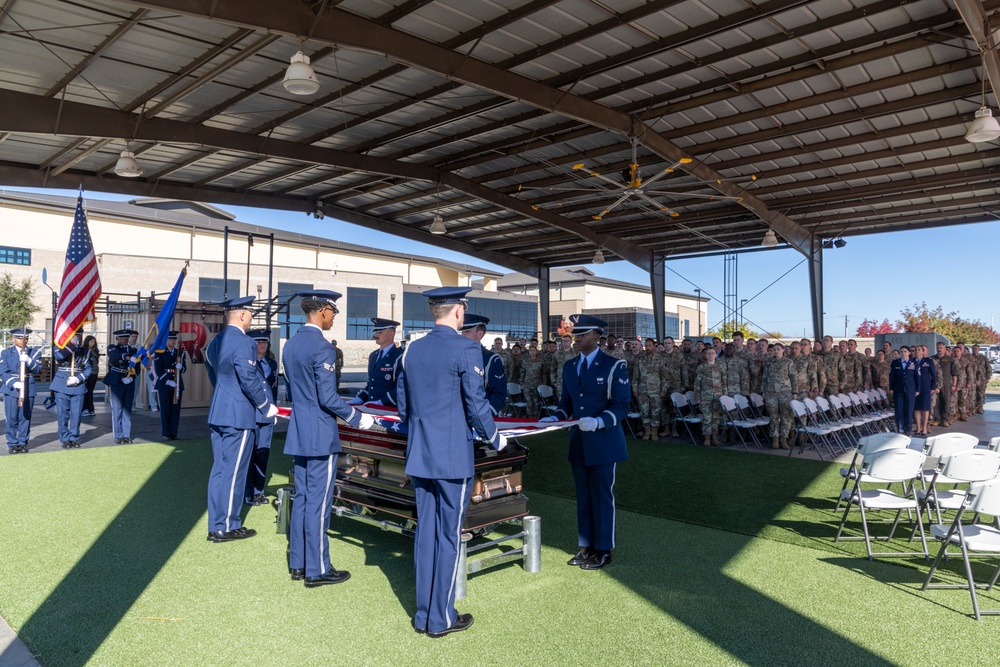 Beale AFB Honor Guard Class 25-B Graduation Ceremony