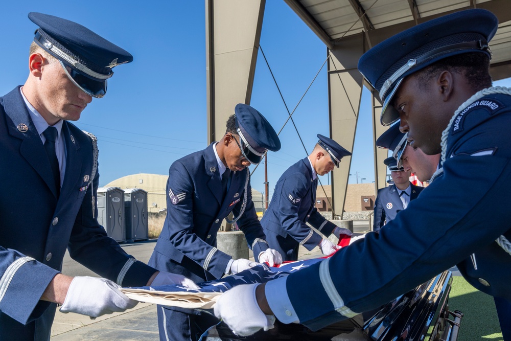 Beale AFB Honor Guard Class 25-B Graduation Ceremony