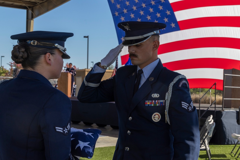 Beale AFB Honor Guard Class 25-B Graduation Ceremony