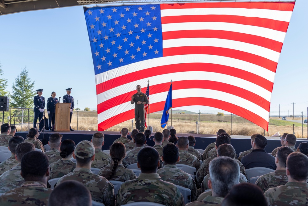 Beale AFB Honor Guard Class 25-B Graduation Ceremony
