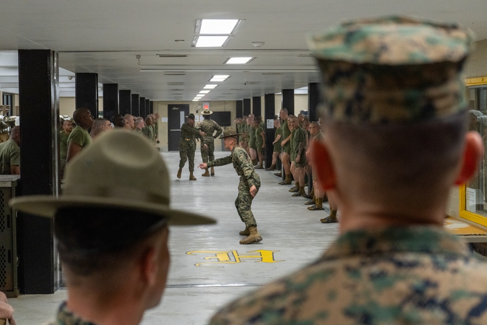 SMMC Ruiz visits MCRD Parris Island