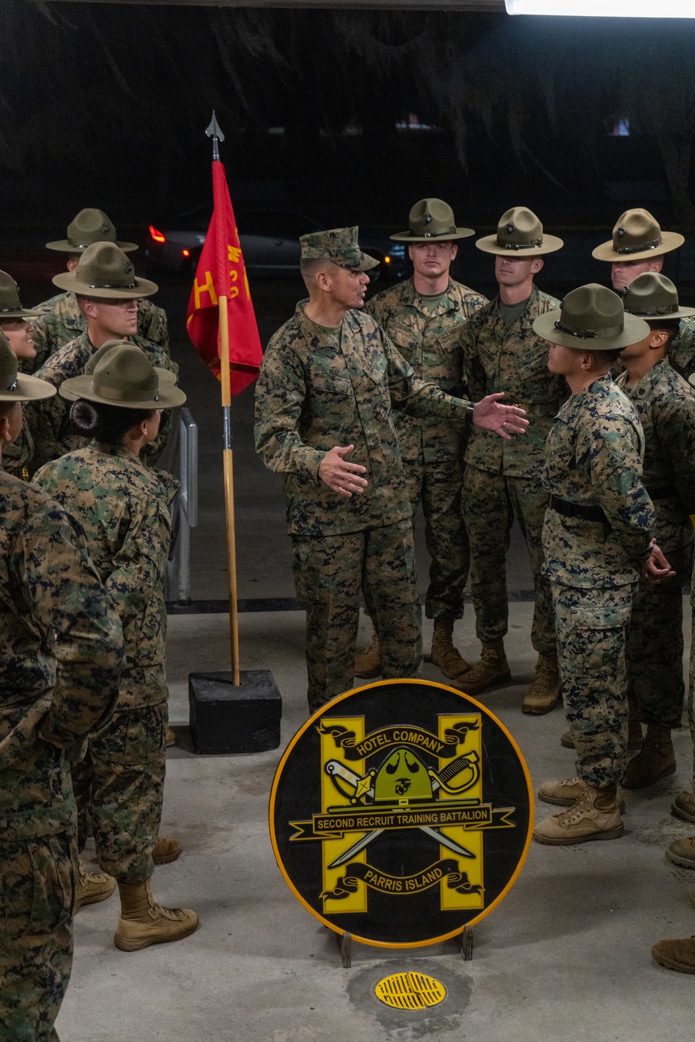 SMMC Ruiz visits MCRD Parris Island