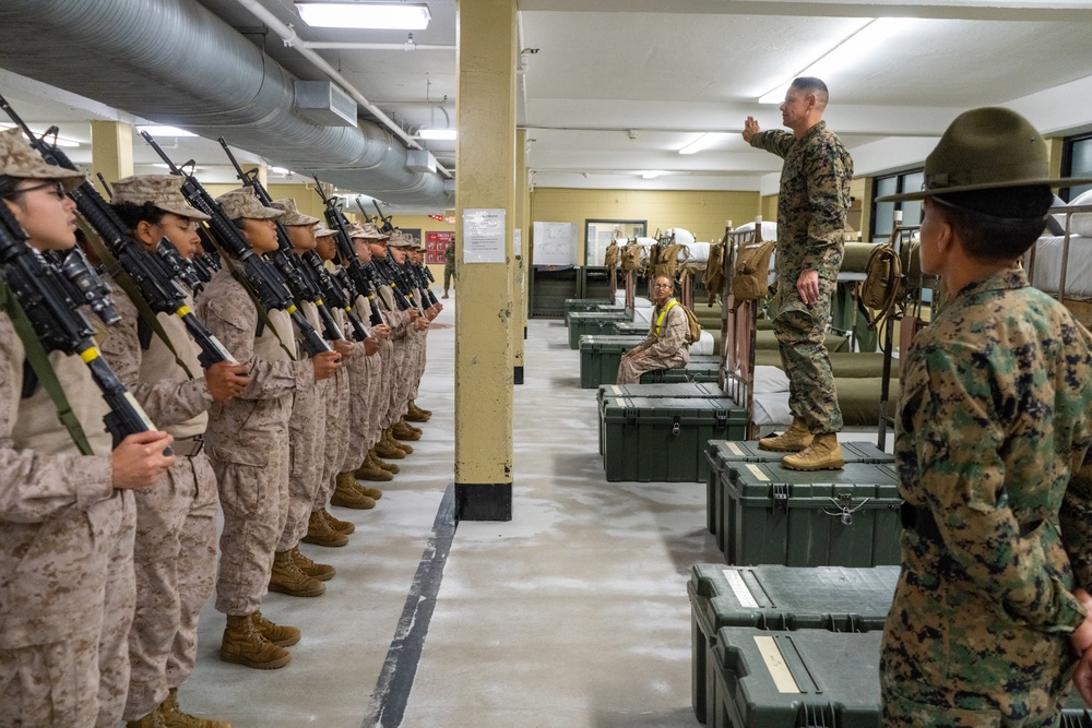 SMMC Ruiz visits MCRD Parris Island