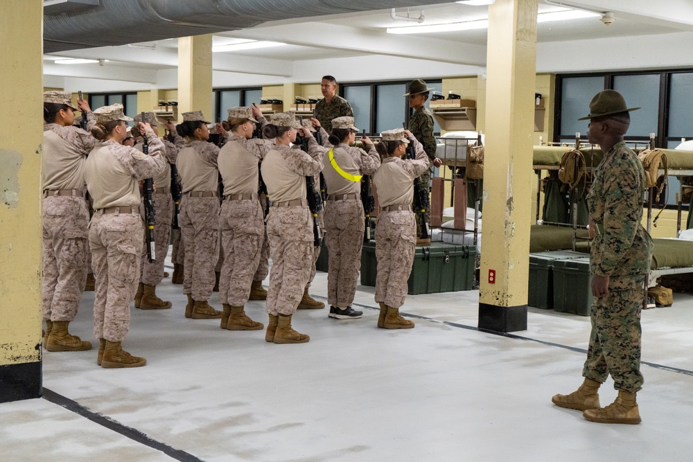 SMMC Ruiz visits MCRD Parris Island