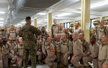 SMMC Ruiz visits MCRD Parris Island