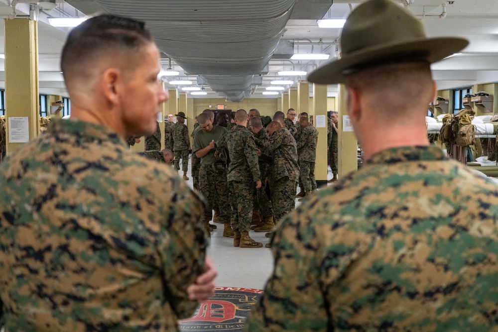 SMMC Ruiz visits MCRD Parris Island