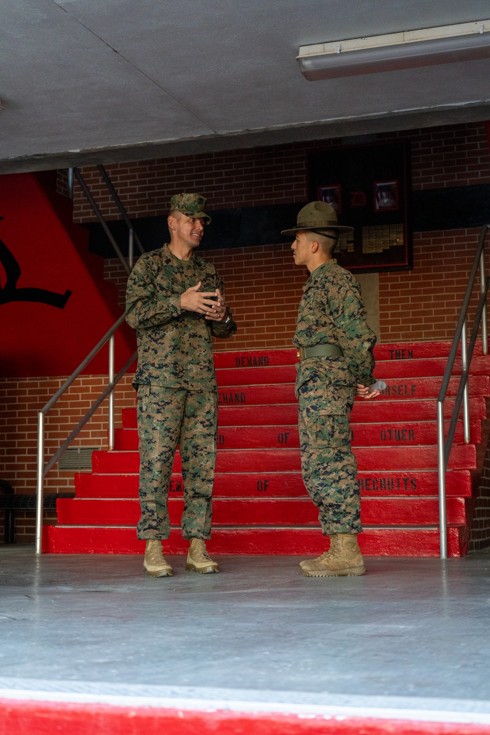 SMMC Ruiz visits MCRD Parris Island