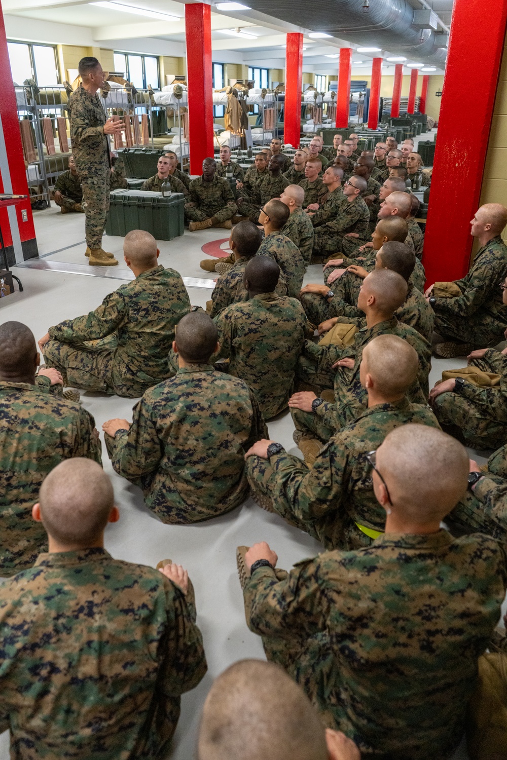 SMMC Ruiz visits MCRD Parris Island
