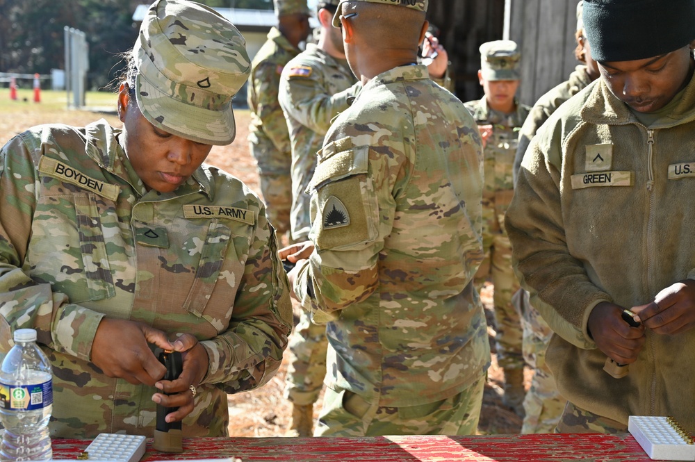 Soldiers Qualify on M17 Pistol at Fort Anderson–Pinn–Hill Shooting Range