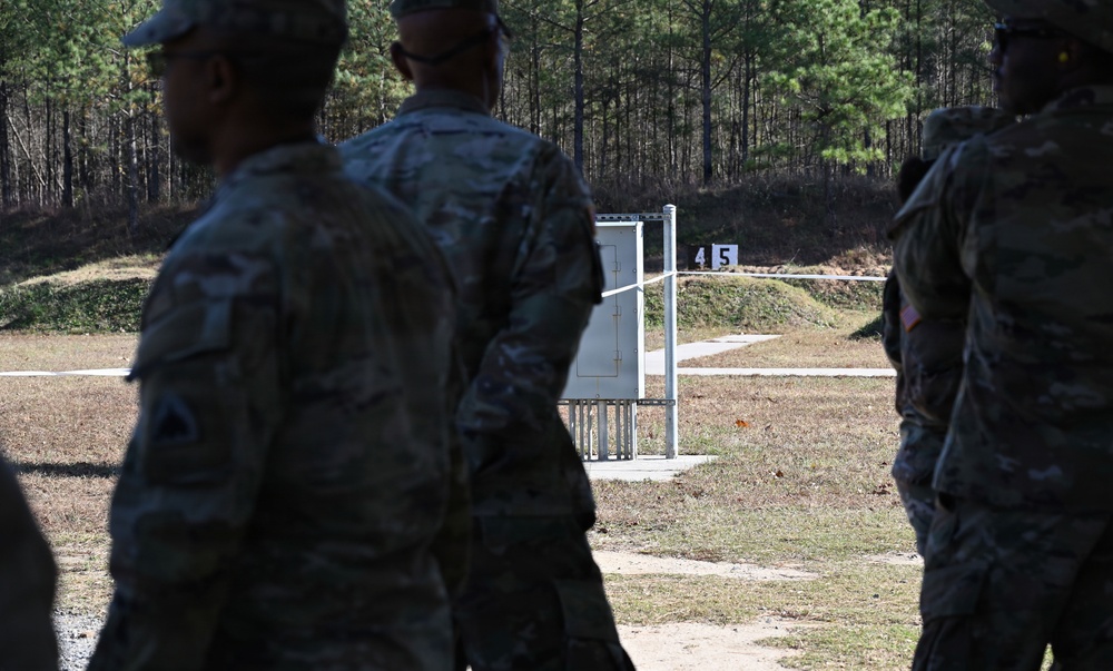 Soldiers Qualify on M17 Pistol at Fort Anderson–Pinn–Hill Shooting Range