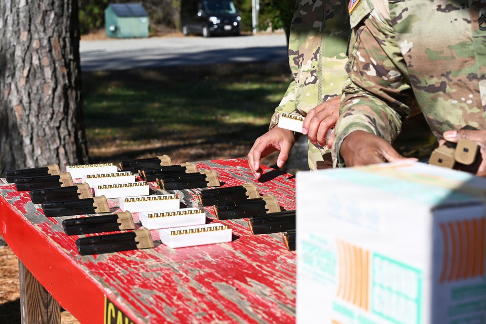 Soldiers Qualify on M17 Pistol at Fort Anderson–Pinn–Hill Shooting Range