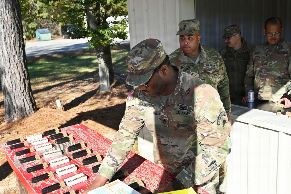 Soldiers Qualify on M17 Pistol at Fort Anderson–Pinn–Hill Shooting Range