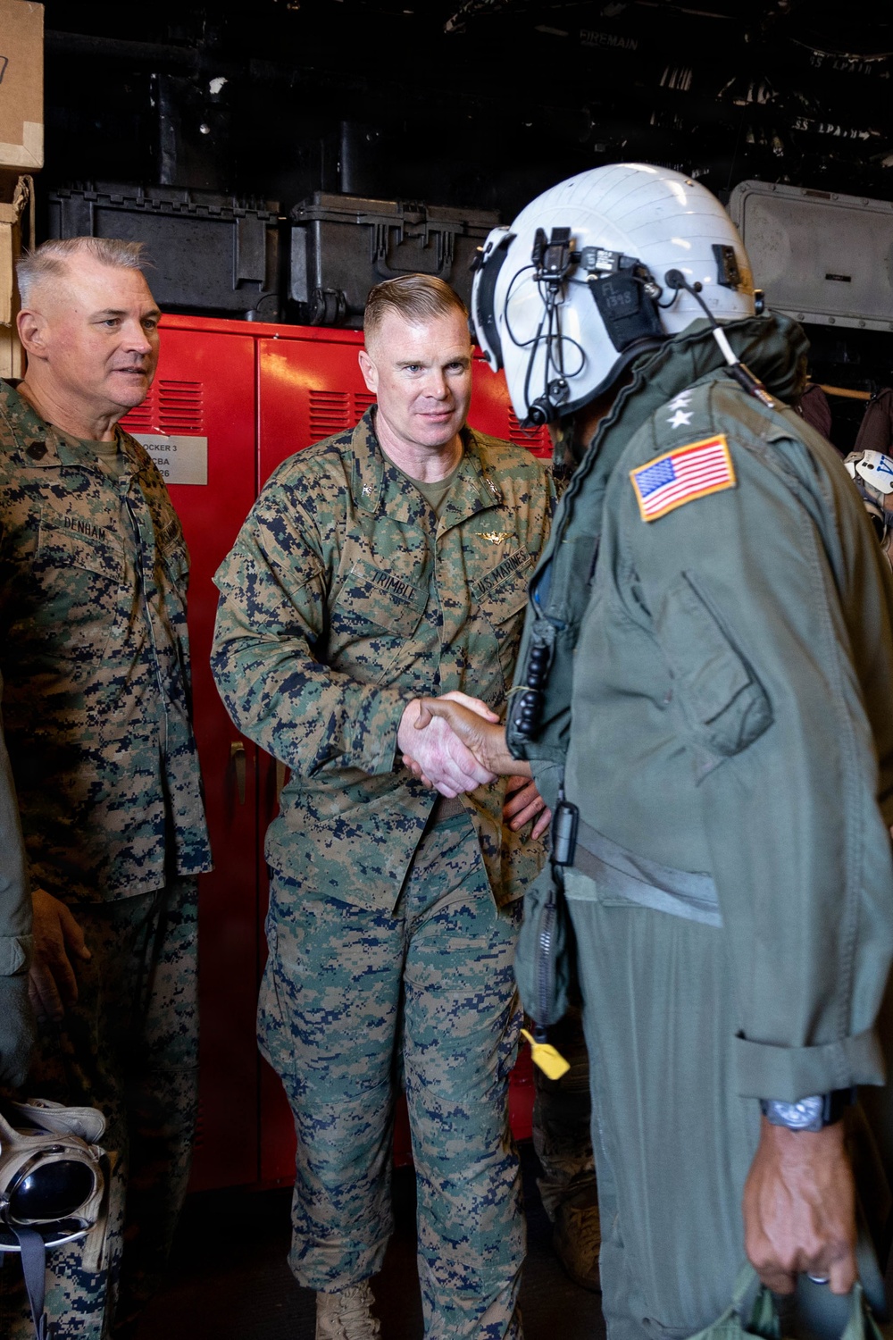 22nd MEU(SOC) | USSOUTHCOM Commander, Admiral Alvin Holsey visits USS Iwo Jima