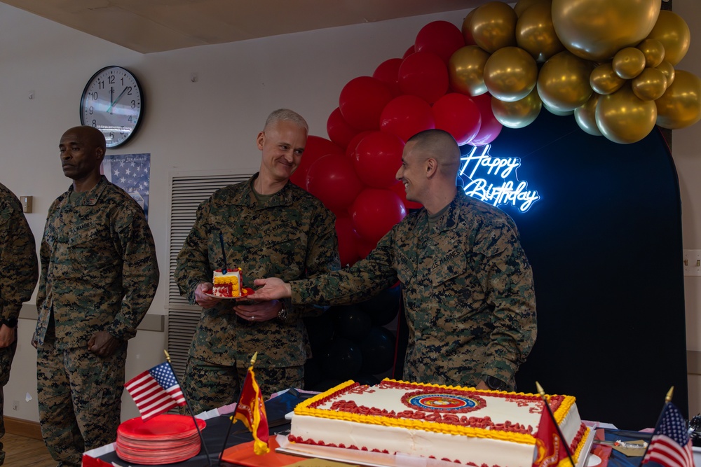 CBIRF Conducts a Cake Cutting Ceremony for the Marine Corps 250th Birthday
