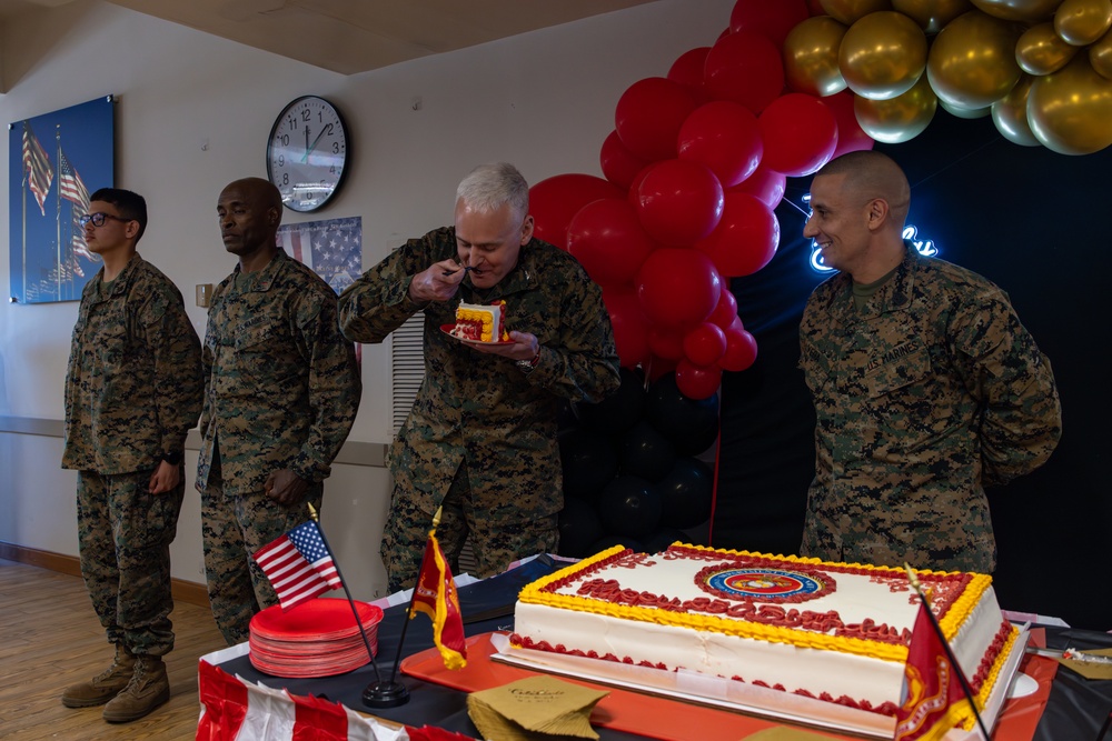 CBIRF Conducts a Cake Cutting Ceremony for the Marine Corps 250th Birthday