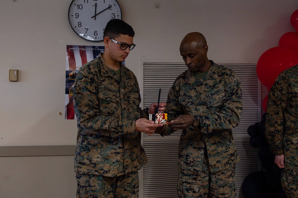 CBIRF Conducts a Cake Cutting Ceremony for the Marine Corps 250th Birthday