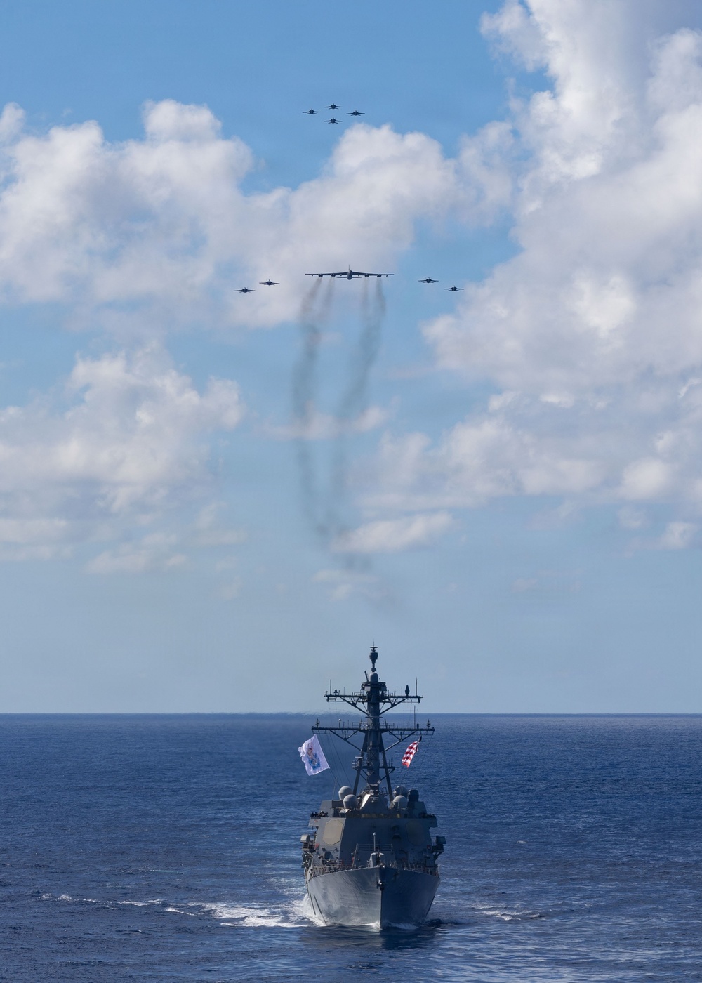 Gerald R. Ford Carrier Strike Group and U.S. Air Force B-52 Joint Operations