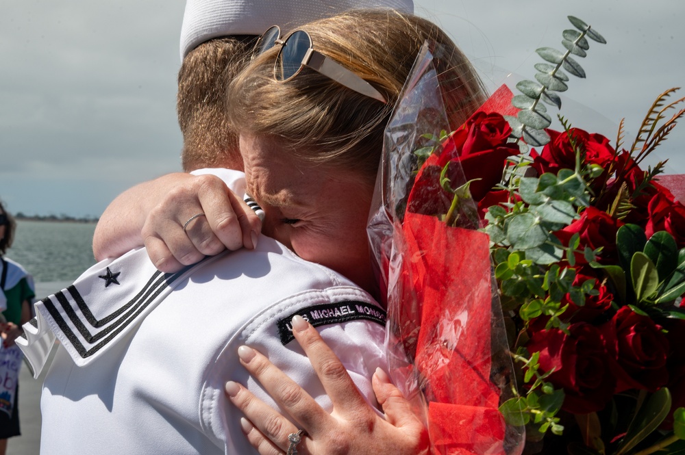 USS Michael Monsoor (DDG 1001) Returns to Homeport