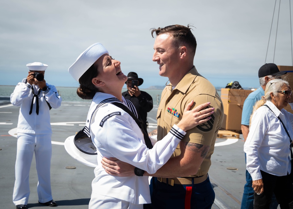 USS Michael Monsoor (DDG 1001) Returns to Homeport