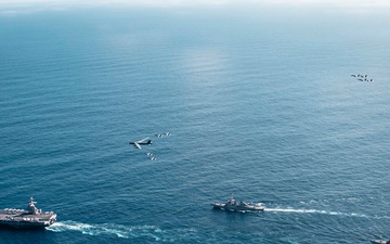 Gerald R. Ford Carrier Strike Group and U.S. Air Force B-52 Joint Operations