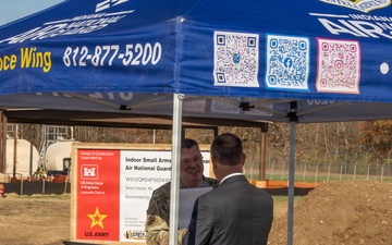 Groundbreaking ceremony for small arms qualification range