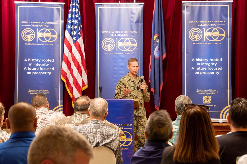 JTFM commander attends Guam Chamber of Commerce meeting
