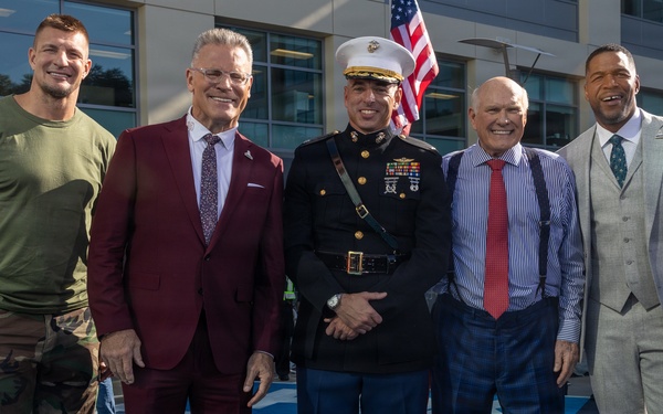 Camp Pendleton Marines Participate in the Fox NFL Sunday Veterans Day Show