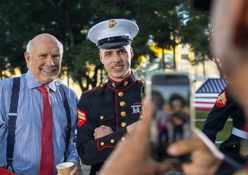 Camp Pendleton Marines Participate in the Fox NFL Sunday Veterans Day Show