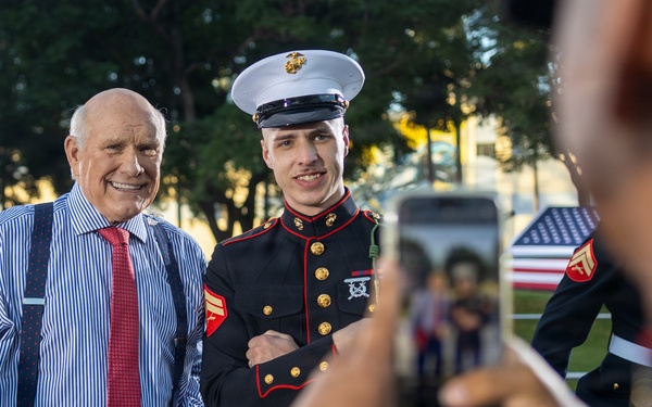 Camp Pendleton Marines Participate in the Fox NFL Sunday Veterans Day Show