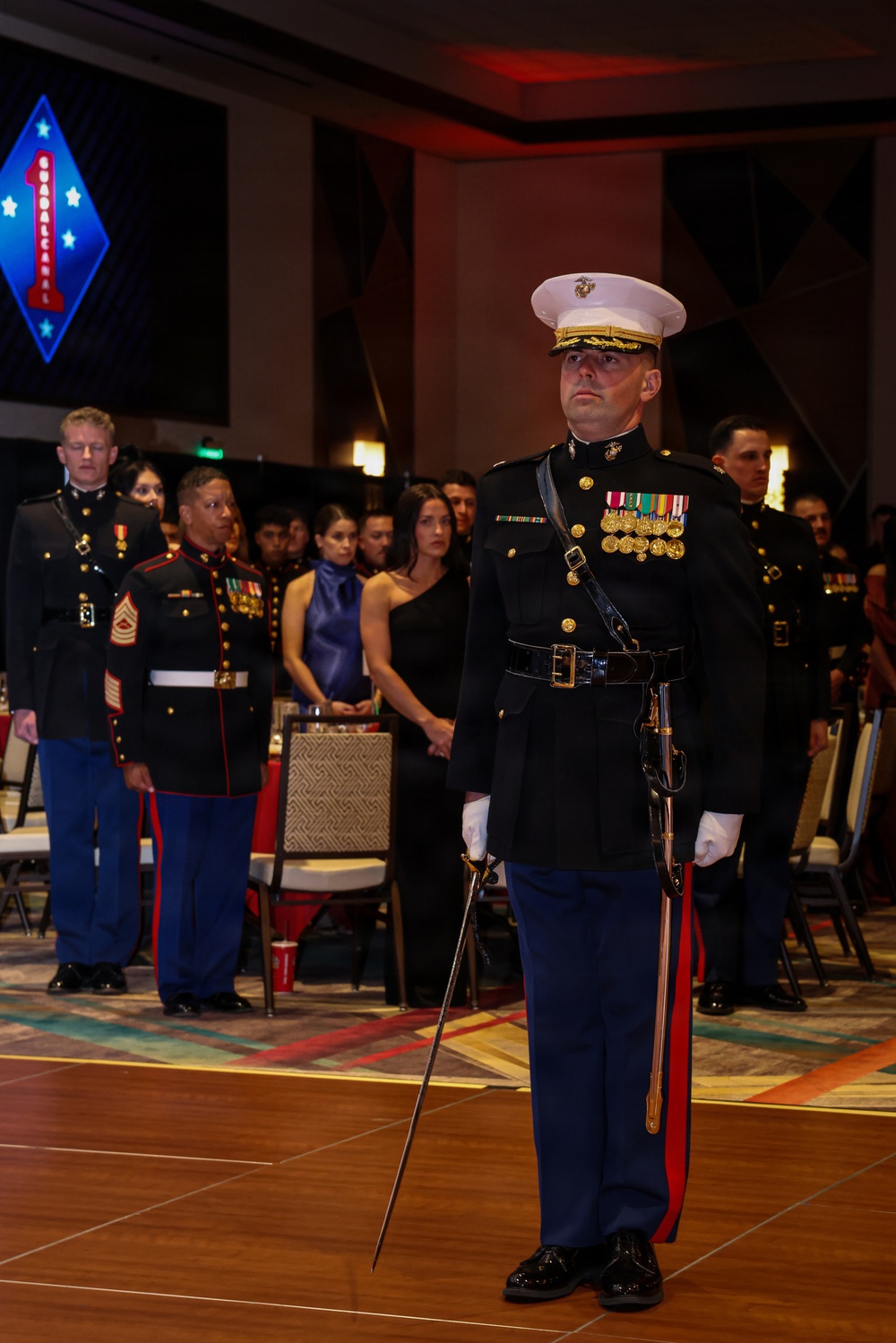 1st Marine Division celebrates the 250th Marine Corps Birthday