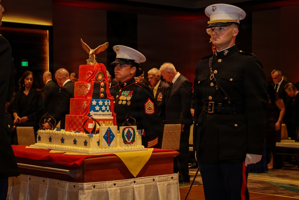 1st Marine Division celebrates the 250th Marine Corps Birthday